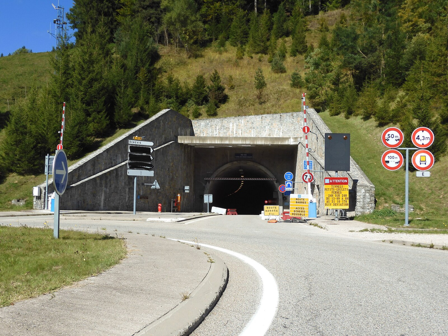 Tunnel des grands goulets