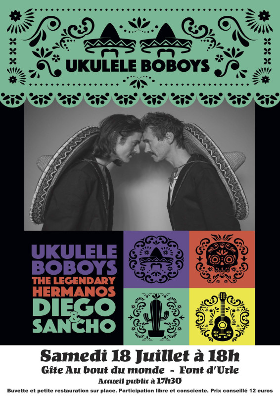 affiche Ukulele Boboys — Concert à Font d'Urle
