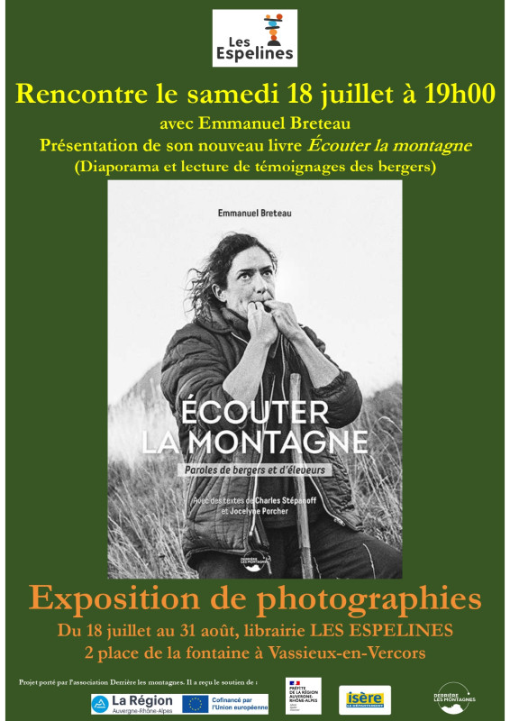 Écouter la montagne – Rencontre et exposition de photographies