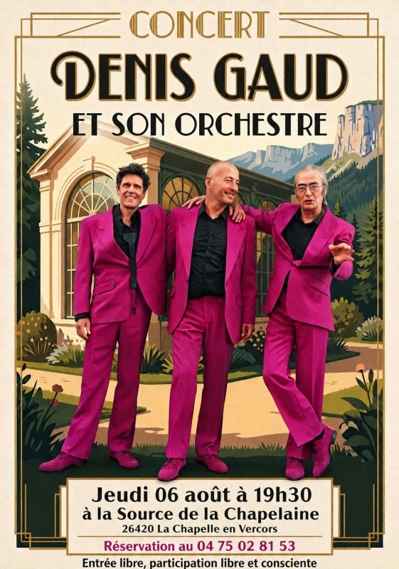 Concert Denis Gaud et son orchestre