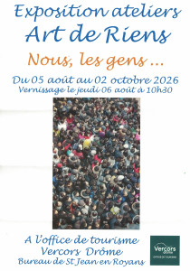 Exposition ateliers Art de Riens - Nous, les gens...