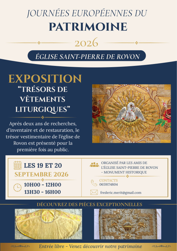 Exposition "Trésors de vêtements liturgiques"
