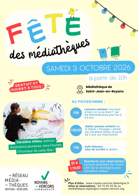 Fête des médiathèques 2026