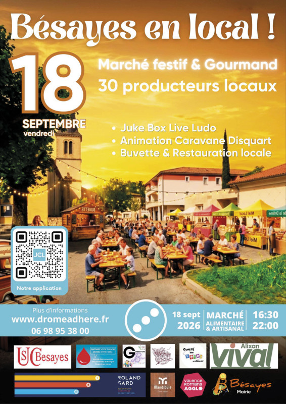 Bésayes en local : Marché festif et gourmand