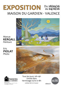 Exposition Manue Kergall et Eric Piolat à la Maison du Gardien